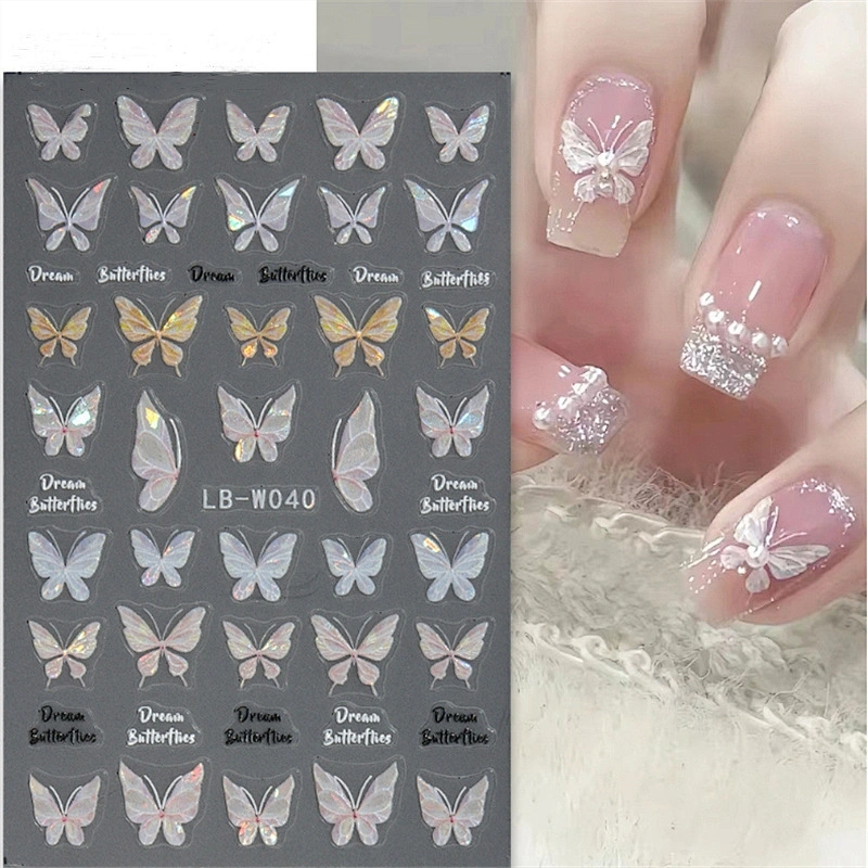 Fairy Butterfly Nail Stickers
