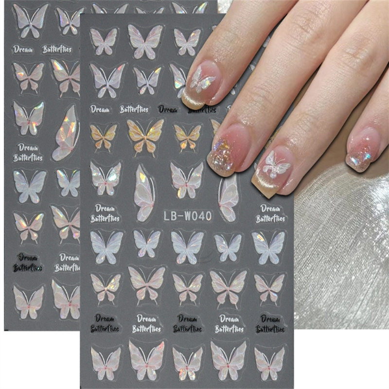 Fairy Butterfly Nail Stickers